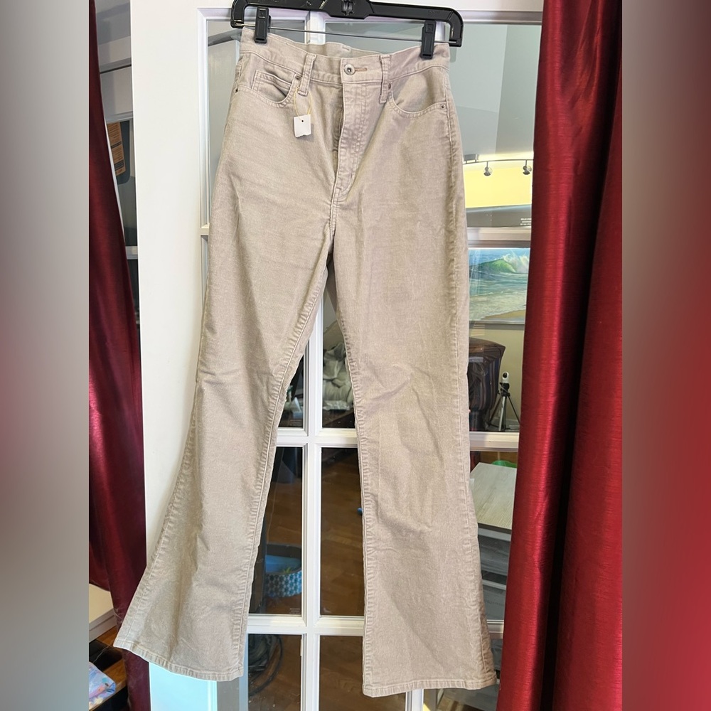 Uniqlo Light Beige Corduroy Pants